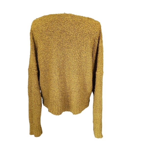 Free People Finders Keepers Cozy Boucle Sweater Womens XS Moss Green Goblincore - Picture 4 of 10